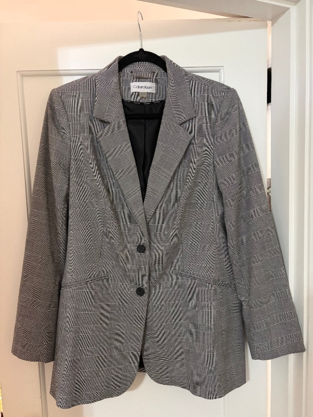 Calvin Klein Plaid Blazer